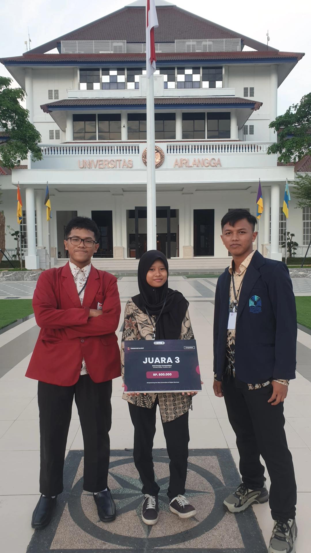 Testimoni dari Juara 3 - SMKN 2 Surabaya